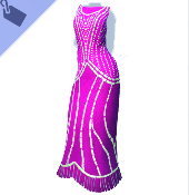 Vestido Art Decó con cuentas