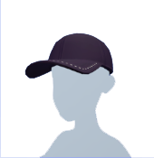 Gorra de béisbol negra