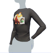 Camiseta negra BFF