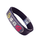 Reloj de fitness negro