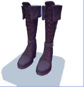 Botas de combate negras con cordones