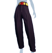 Pantalones plisados negros