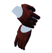 Guantes negros de león rebelde