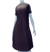 Vestido camisero negro