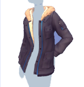 Chaqueta de invierno negra
