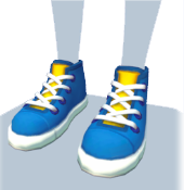 Zapatillas Mickey azules y amarillas