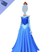 Blue Aurora Costume Dress