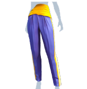 Pantalón fajín azul