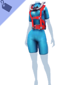 Blue Diving Suit