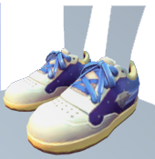 Zapatillas planas azules