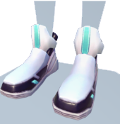 Zapatillas azules de alta tecnología