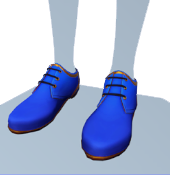 Zapatos Oxford azules