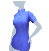 Polo azul
