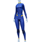 Traje azul