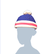 Gorro azul de invierno
