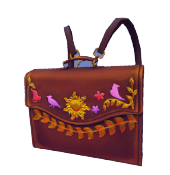 Cartera de artista marrón