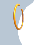 Aros dorados clásicos