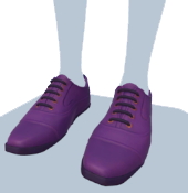 Elegantes zapatos de vestir morados