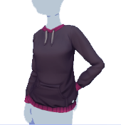 Sudadera negra con capucha