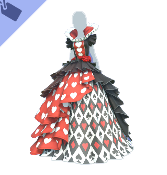 Vestido de la Corte de Corazones