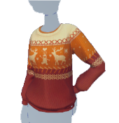 Acogedor jersey naranja