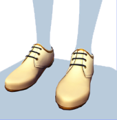 Zapatos Oxford color crema