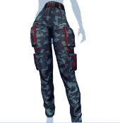 Pantalones Pixel Camo Verde Oscuro
