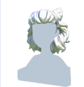 Half-Updo de doble moño con flequillo
