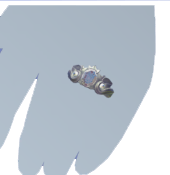 Anillo Calabaza Blanca Encantadora