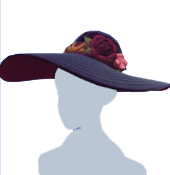 Sombrero de fantasía negro y rojo