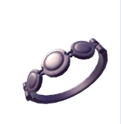 Pulsera de plata de fantasía