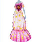 Vestido floral brillante