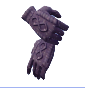 Guantes de invierno de punto gris