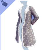 Gray Winter Gala Coat