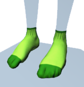 Calcetines tobilleros verdes