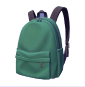 Mochila verde