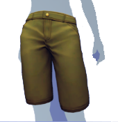 Pantalones cortos chinos verdes