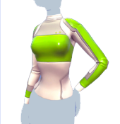 Traje ecológico verde