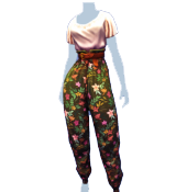 Mono floral verde