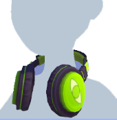 Auriculares verdes