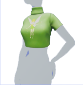 Top verde Pixie Dust