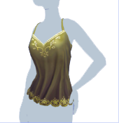 Camisola de seda verde