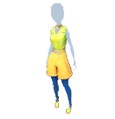 Un gioioso outfit retrò