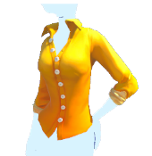 Camisa dorada suelta con botones