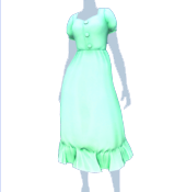Vestido Cottage Azul Menta