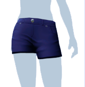 Pantalones cortos vaqueros azul marino