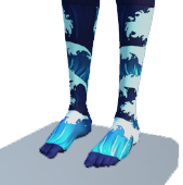 Ocean Swirl Socks