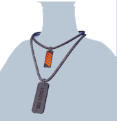 Placas de identificación naranja