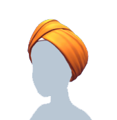 Turbante naranja