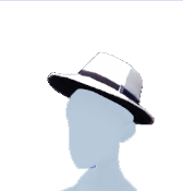 Oswaldian Fedora blanco y negro
